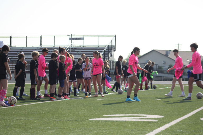 2025 Redbird Soccer camp training drill