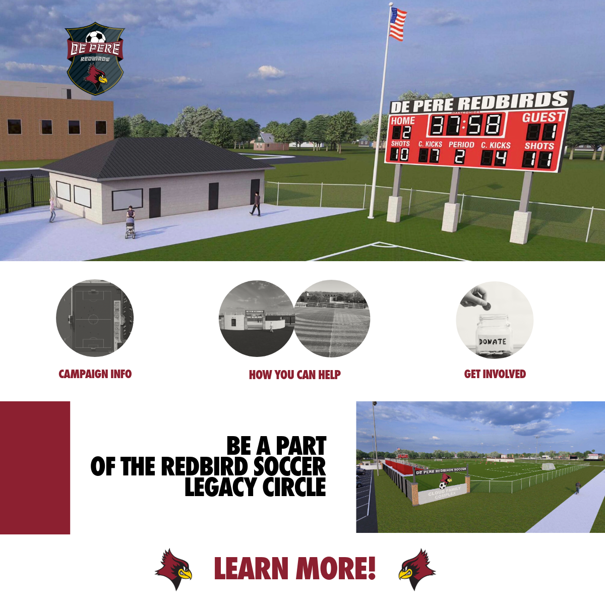 Redbird Soccer Legacy Cirlce - Learn more!